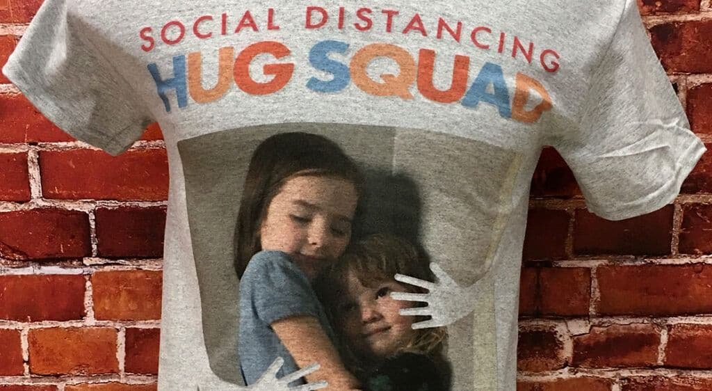 Social Distancing Hug Squad T-Shirt