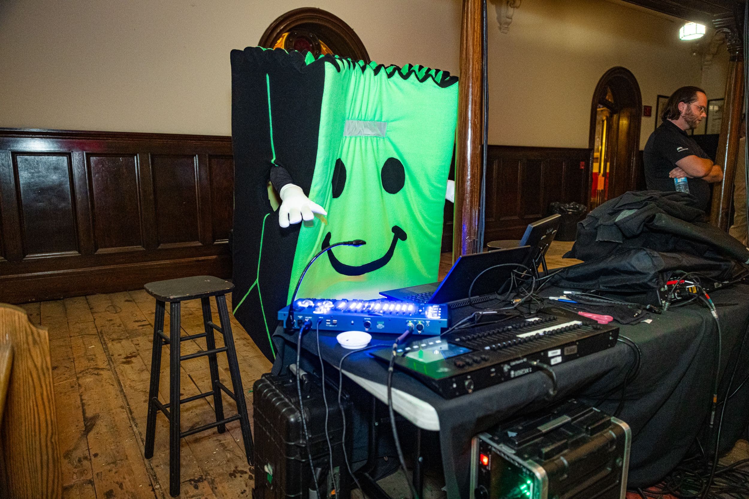 Pepe the Paper Bag DJ Booth: Behind the Scenes at Hamilton Day 2024