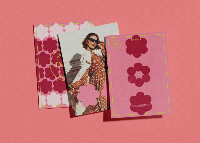 Valentine's Day promotional flyers