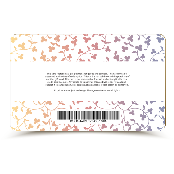 Barcodes & Serial Numbers (Customization Option)