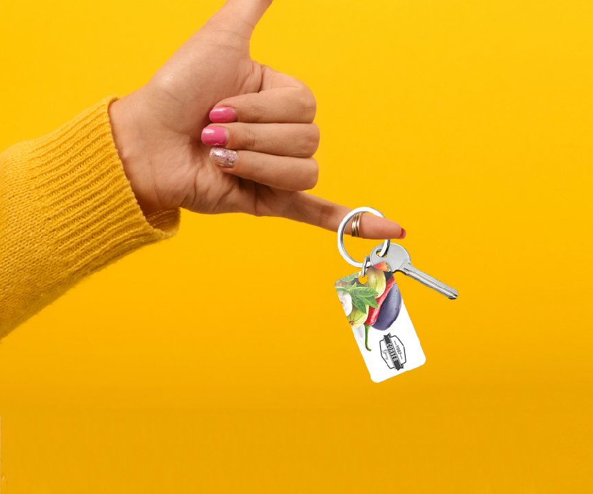 Keychain Plastic Cards