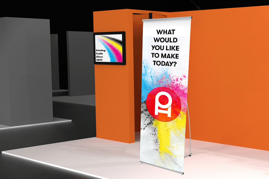 Tension trade show banners