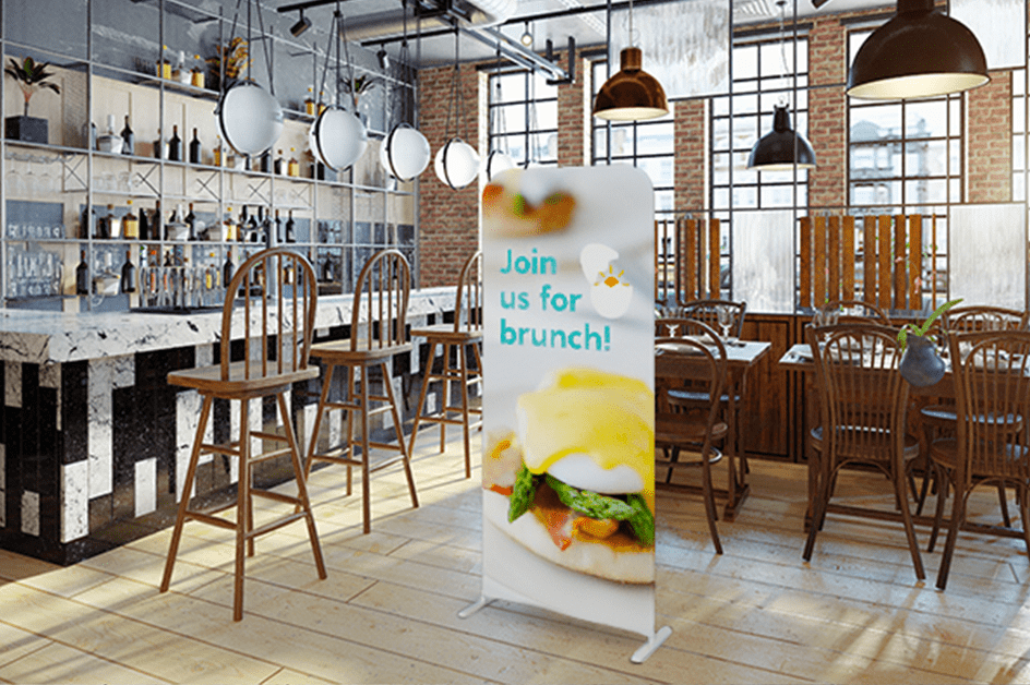 Deluxe fabric banner stand