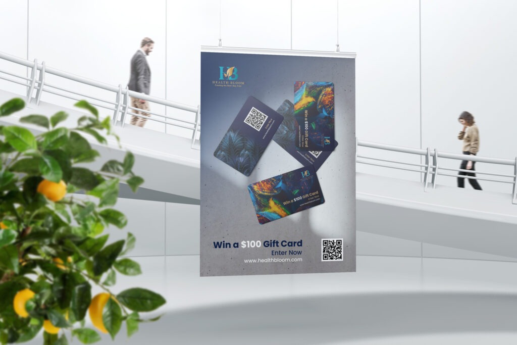 Holiday Poster with QR code