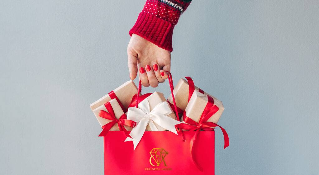 Valentine's Day branded bag