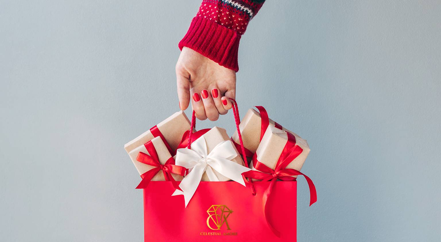 Valentine's Day branded bag
